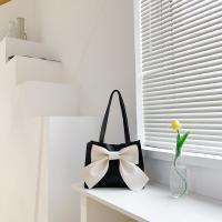 PU Leather Bowknot Shoulder Bag soft surface PC