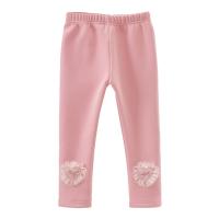 Cotton Slim Girl Casual Pant fleece patchwork PC