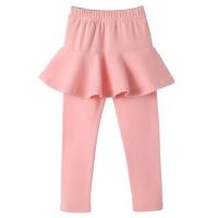 Cotton Slim Girl Casual Pant patchwork Solid PC