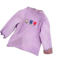 Cotton Slim Girl Top fleece printed PC