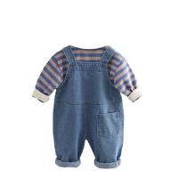 Coton Ensemble de vêtements de garçon suspendre le pantalon & Retour au début Patchwork plus de couleurs pour le choix Ensemble