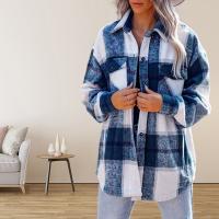 Polyester Manteau femmes Patchwork Plaid plus de couleurs pour le choix pièce