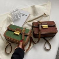 PU Leather Box Bag Crossbody Bag soft surface PC