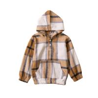 Polyester Kinder Sweatshirts, Gedruckt, Plaid, mehr Farben zur Auswahl,  Stück