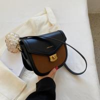 PU Leather Saddle Shoulder Bag soft surface PC