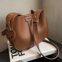 PU Leather Bucket Bag Crossbody Bag soft surface PC