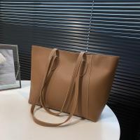 PU Leather Shoulder Bag large capacity & soft surface PC