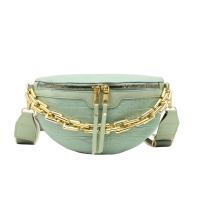 PU Leather Sling Bag soft surface Polyester crocodile grain PC