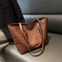 PU Leather Shoulder Bag large capacity & soft surface PC