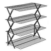 Engineering Plastics foldable Shelf Solid black PC