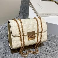 PU Leather Box Bag Shoulder Bag with chain PC