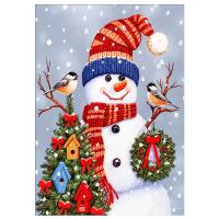 Canvas without frame & DIY Diamond Painting christmas design handmade PC