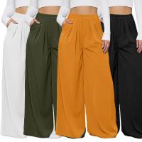 Polyester Pantalon large pour jambes Solide plus de couleurs pour le choix pièce