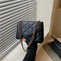 PU Leather Box Bag Shoulder Bag with chain Argyle PC