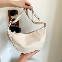 Cloth Adjustable Strap Crossbody Bag soft surface Solid PC