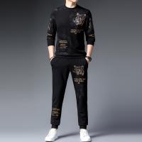 Viscosa Conjunto De Ropa De Deporte Hombres, negro,  trozo