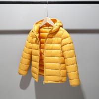 Polyester Children Parkas & unisex Cotton plain dyed Solid PC