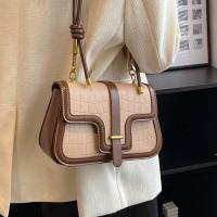 PU Leather Box Bag Shoulder Bag soft surface Stone Grain PC