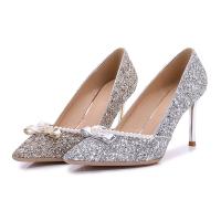 Glett Stiletto High-Heeled Shoes Sequin Pair