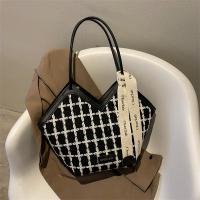 Cloth Tote Bag Shoulder Bag soft surface plaid PC