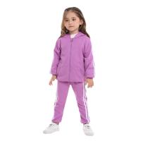 Cotton With Siamese Cap Children Clothes Set two piece & unisex striped PC