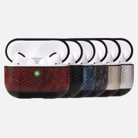 PU Leather Earphone Protector PC-Polycarbonate snakeskin pattern Lot