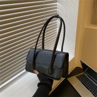 PU Leather Easy Matching Shoulder Bag soft surface crocodile grain PC