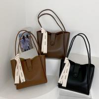 PU Leather Shoulder Bag large capacity & soft surface PC