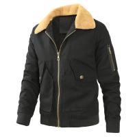 Cotton Men Coat & thick fleece Solid PC