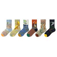 Cotton Unisex Knee Socks sweat absorption & unisex & breathable jacquard : Bag