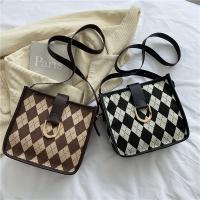 Cloth Bucket Bag Shoulder Bag soft surface Argyle PC