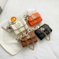 PU Leather Box Bag Shoulder Bag with chain PC