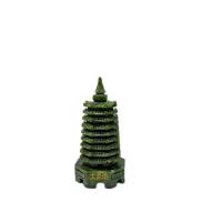 Jade Decoratie Carving Tower stuk