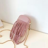 PU Leather Crossbody Bag with chain & soft surface PC