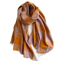 Acrylic Women Scarf thermal plaid PC