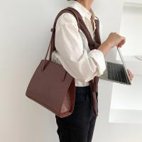 PU Leather hard-surface Shoulder Bag large capacity PC