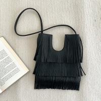 PU Leather Tassels Crossbody Bag soft surface PC