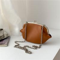 PU Leather Crossbody Bag with chain & soft surface PC