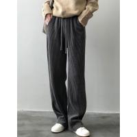 Polyester Women Casual Pants slimming patchwork Solid PC