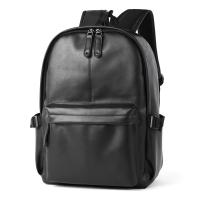 PU Leder Rucksack, Solide, Schwarz,  Stück