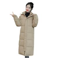 Polyester long style Women Parkas & thermal patchwork Solid PC