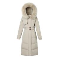 Polyester Women Parkas thicken & thermal patchwork Solid PC