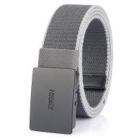 Canvas & Zinc Alloy Fashion Belt flexible length PC