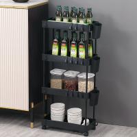 Plastique Rack de stockage Solide Noir pièce