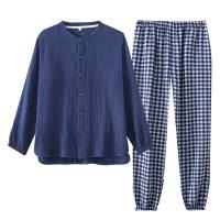 Coton Ensemble de pyjama d’été hommes Patchwork Plaid plus de couleurs pour le choix Ensemble