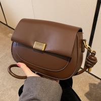 PU Leather Saddle Shoulder Bag soft surface PC