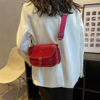 PU Leather Concise Crossbody Bag soft surface PC