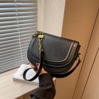 PU Leather Saddle Shoulder Bag soft surface PC