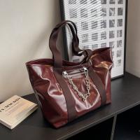 PU Leather Shoulder Bag large capacity & soft surface PC