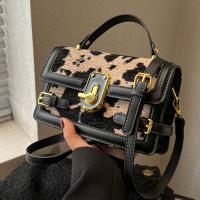 PU Leather Box Bag Handbag attached with hanging strap PC